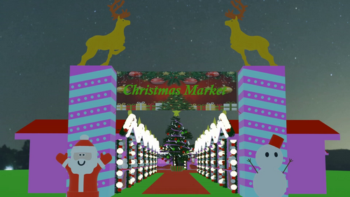 阪南大学赤井ゼミPresents　プロジェクションマッピング　Merry Christmas！