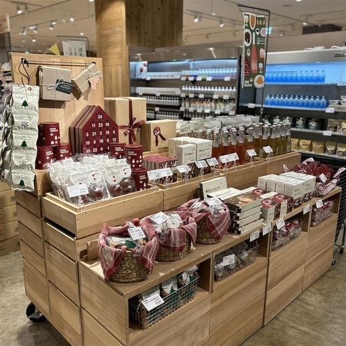 クリスマスのお菓子の売場